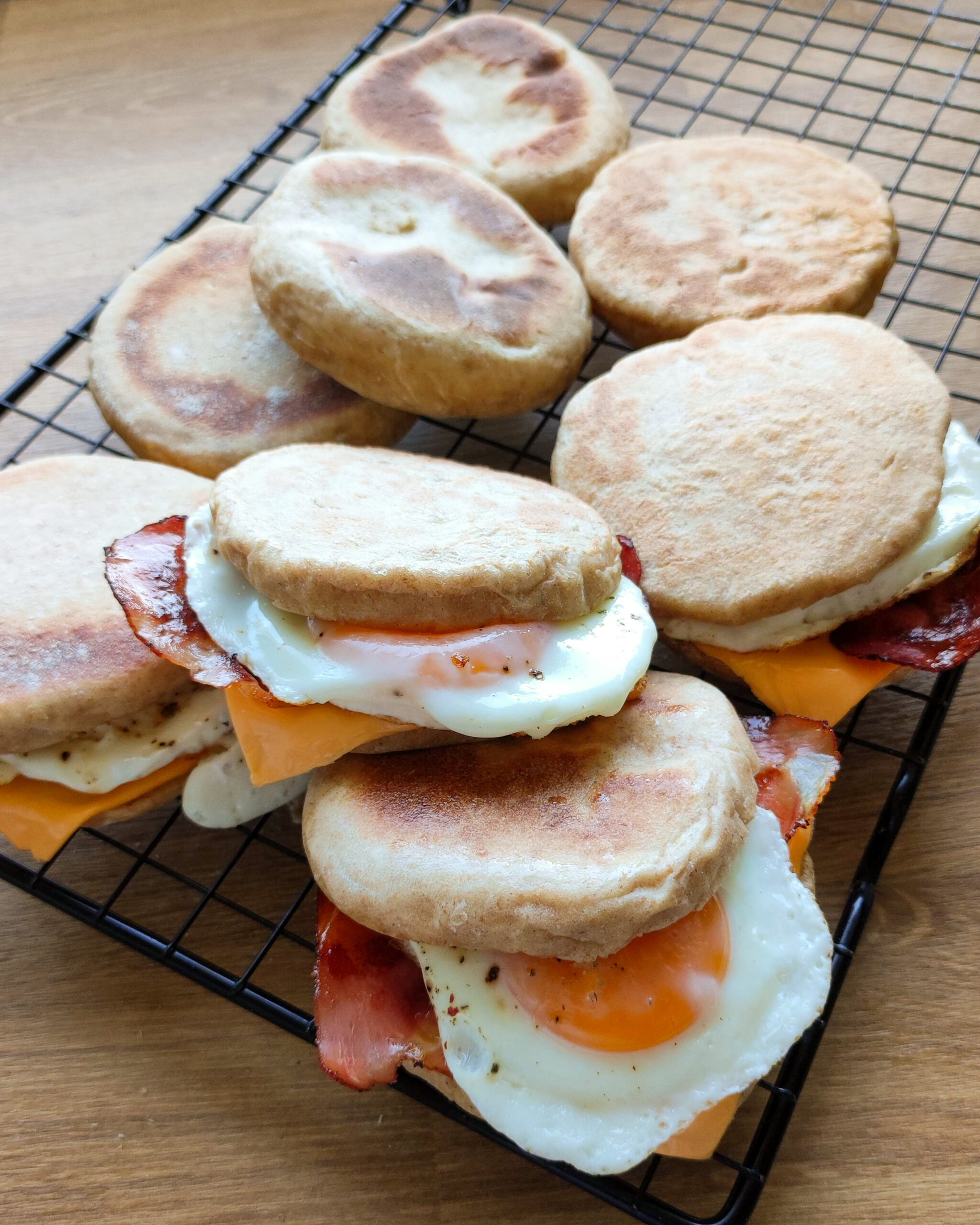 Teljes kiőrlésű english muffin vagy angol muffin